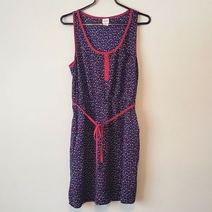 Floral Tie Waist Dress